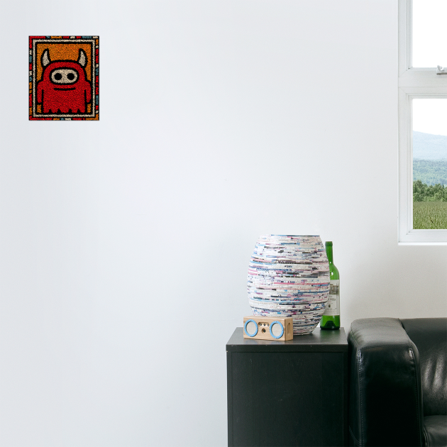 Minimalist Monster | The Shy Little Devil by TuncGK